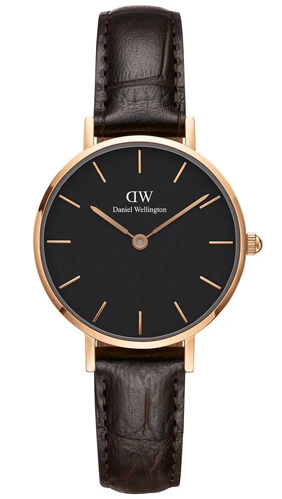 Daniel Wellington Petite 28mm York Black Dial Watch DW00100226 