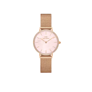 Daniel Wellington Petite Lumine 28mm Bezel Melrose Pink Watch DW00100663 
