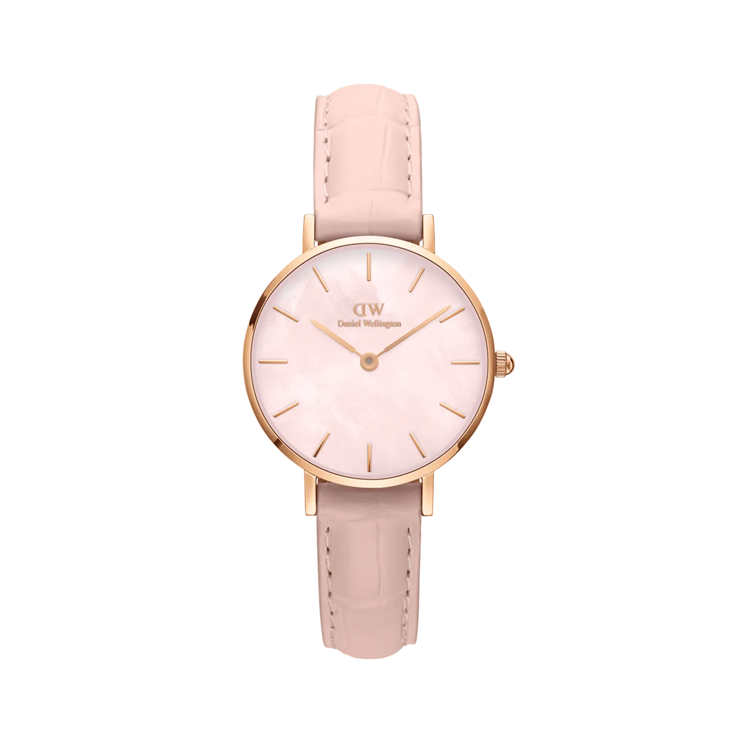 Daniel Wellington Petite Rouge Pink Leather Strap Watch DW00100514 