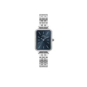 Daniel Wellington Quadro 20X26mm Bezel 5-Link Arctic Sunray Watch DW00100670 