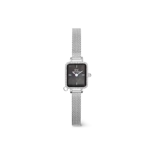 Daniel Wellington Quadro Mini Crystal Zodiac Sterling Watch 