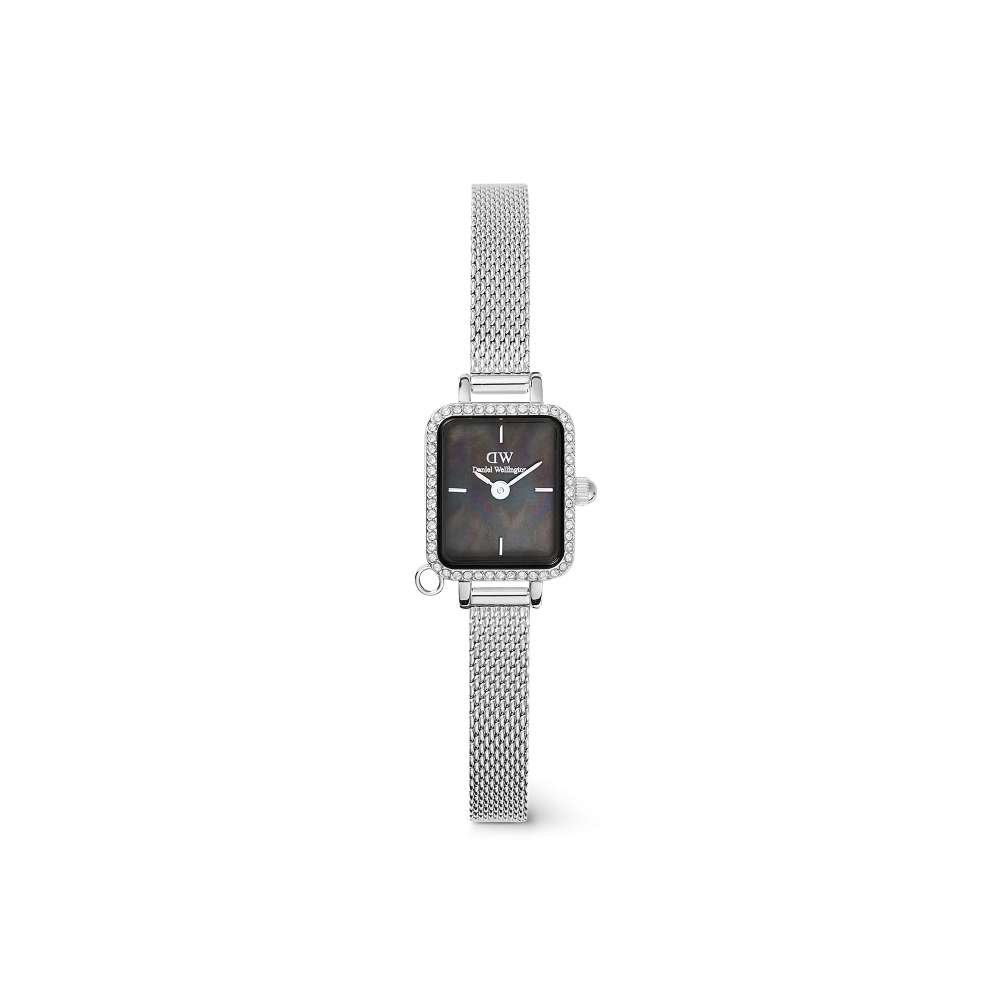 Daniel Wellington Quadro Mini Crystal Zodiac Sterling Watch 