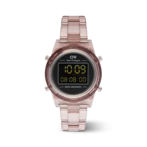Daniel Wellington Retro Digital Dark Pink Watch 
