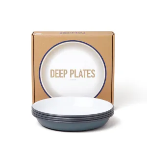 Deep Plates (Set of 4) camp cooking set sale portable camping stove camping coffee maker