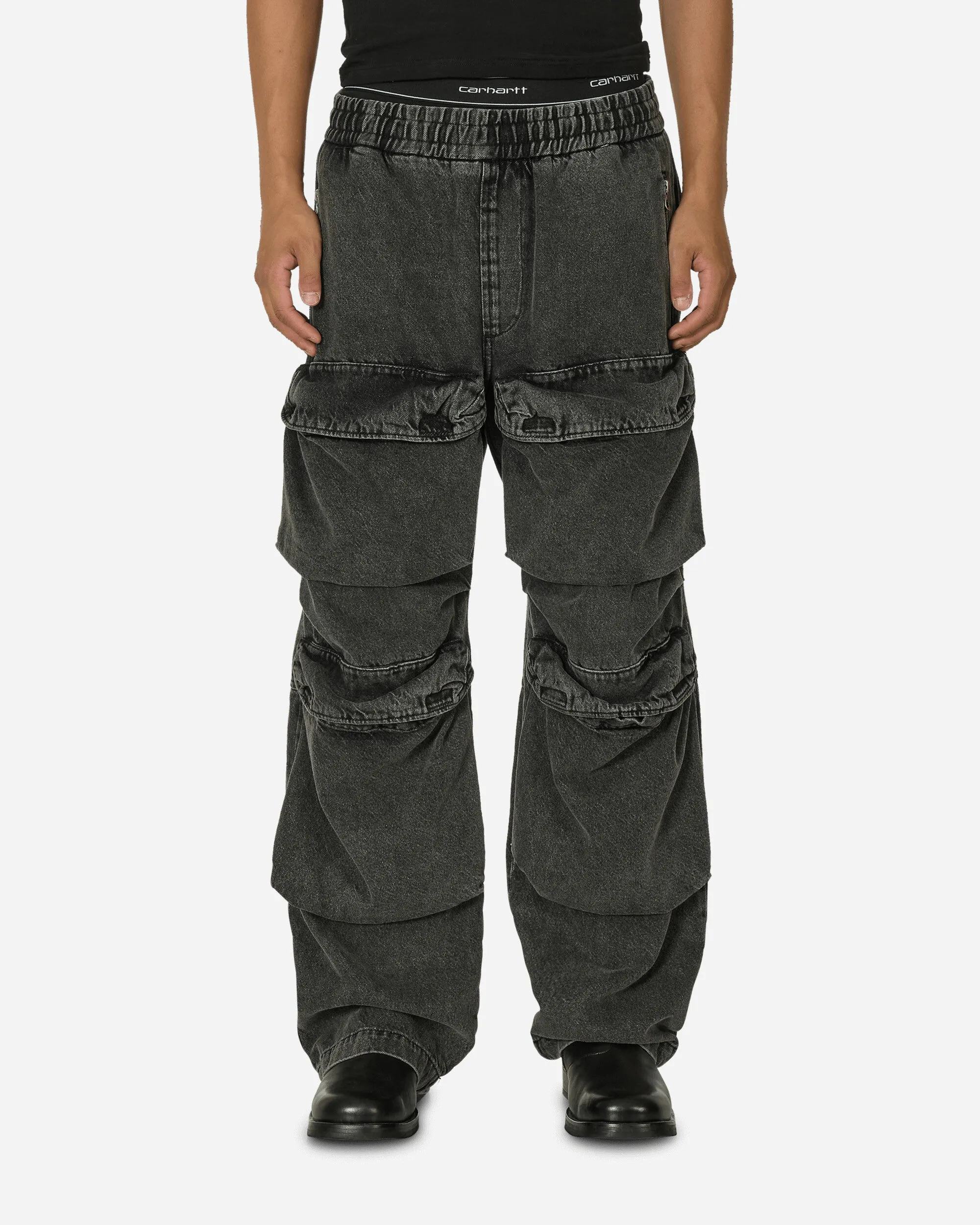 Denim Cargo Pants Black Men's sweatshirt