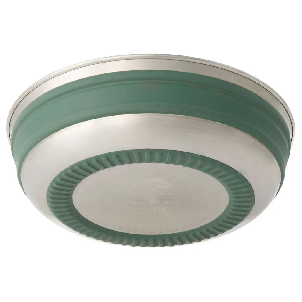 Detour Stainless Steel Collapsible Bowl