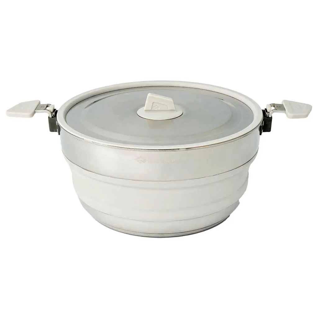 Detour Stainless Steel Collapsible Pot 5L camp cooking set sale portable camping stove camping coffee maker