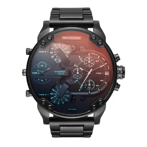 Diesel Mr. Daddy 2.0 Black Chronograph Stainless Steel Men's Watch DZ7395 