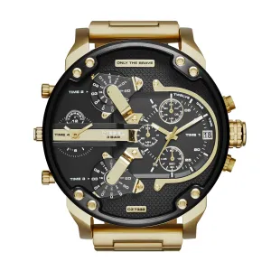 Diesel Mr. Daddy 2.0 Multi-Time Zone Black Dial Men's Watch DZ7333 