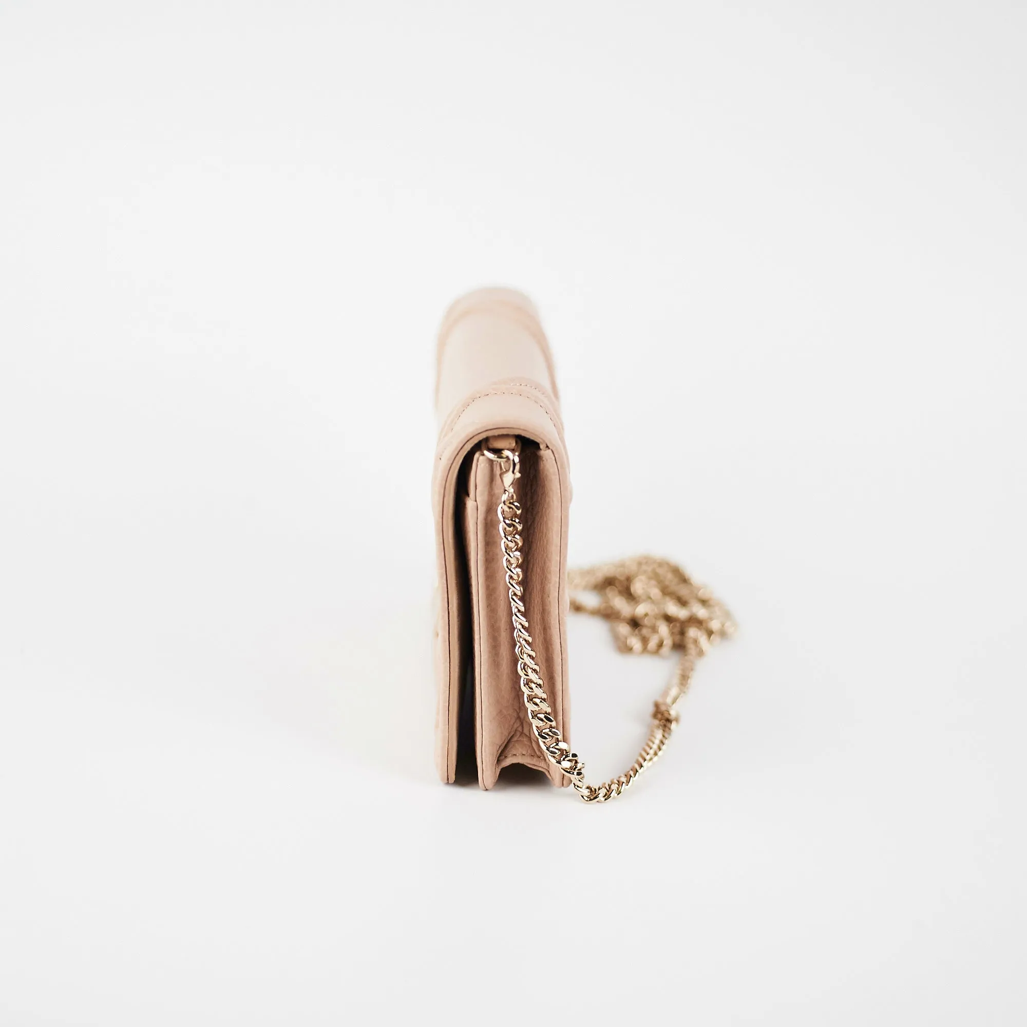Dior Diorama Wallet on Chain WOC Beige/Pink