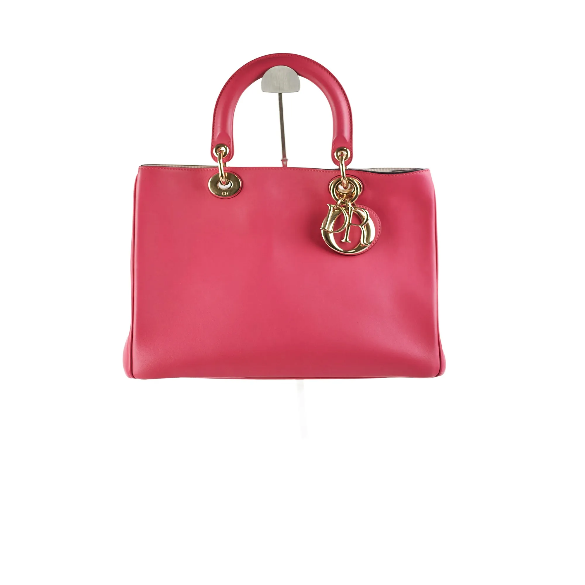 Dior Diorissimo Large Pink Top Handle Bags Cheap