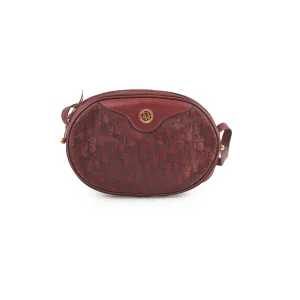 Dior Vintage Burgundy Camera Bag Crossbody Crossbody Bags Cheap Online
