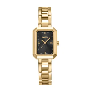 DKNY Uptown Midi Black Dial Stainless Steel Watch DK1L009M0015 