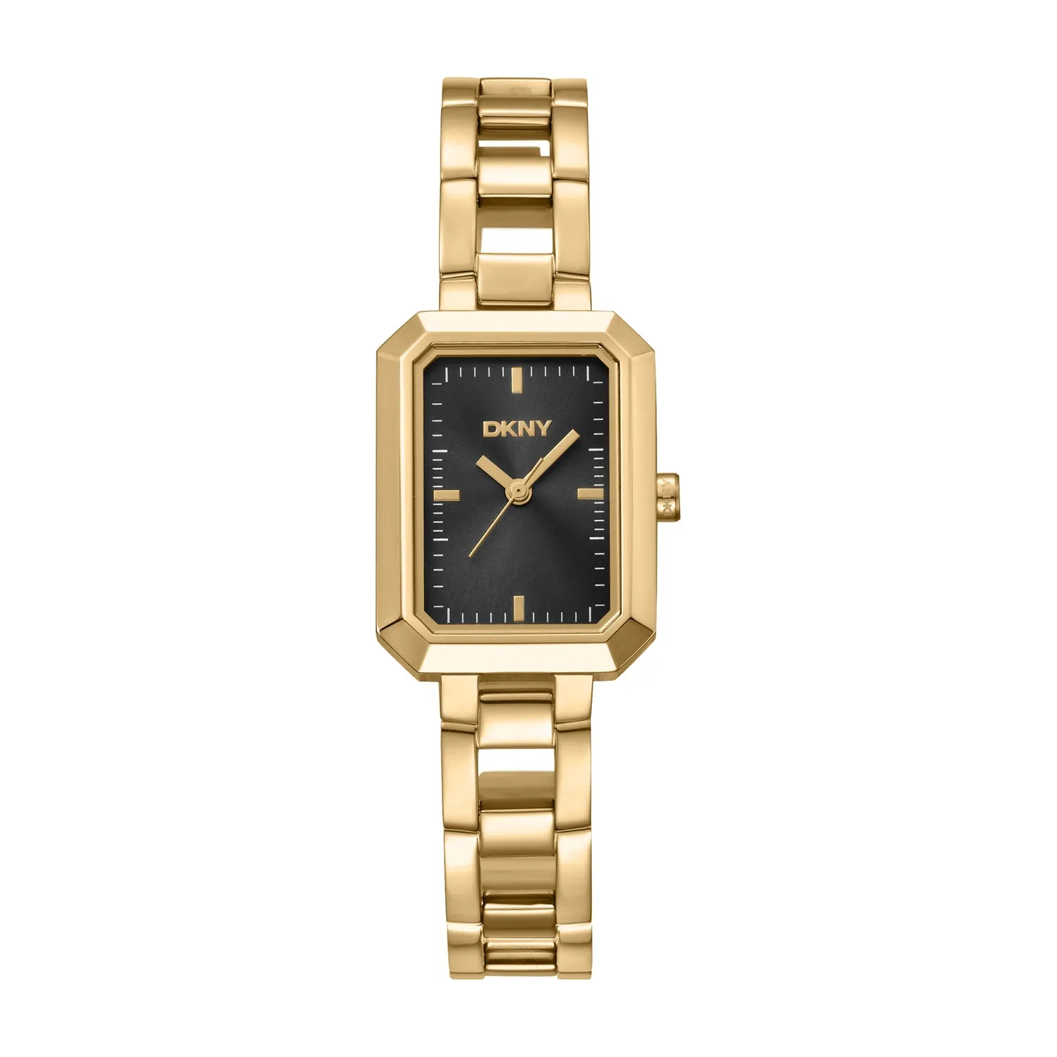 DKNY Uptown Midi Black Dial Stainless Steel Watch DK1L009M0015 