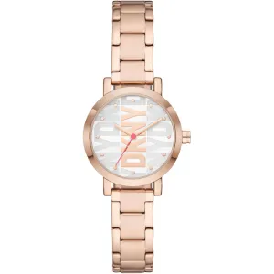 DKNY Women's Watch - Soho Quartz Silver Dial Rose Gold Tone Steel Bracelet | NY6648 Luxury Quartz Watch Quartz Watch Sale