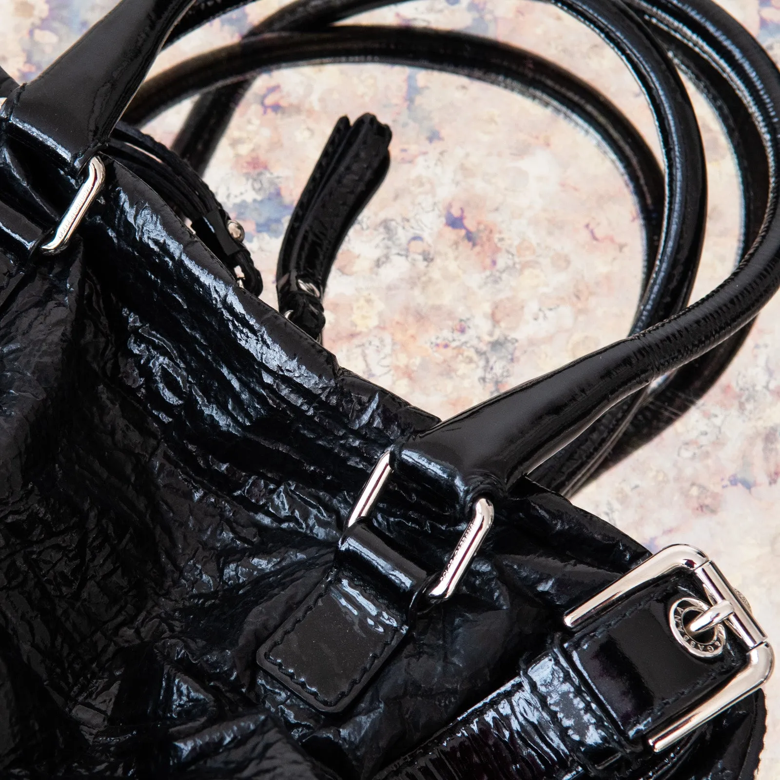 Dolce & Gabbana  Black Patent Bag