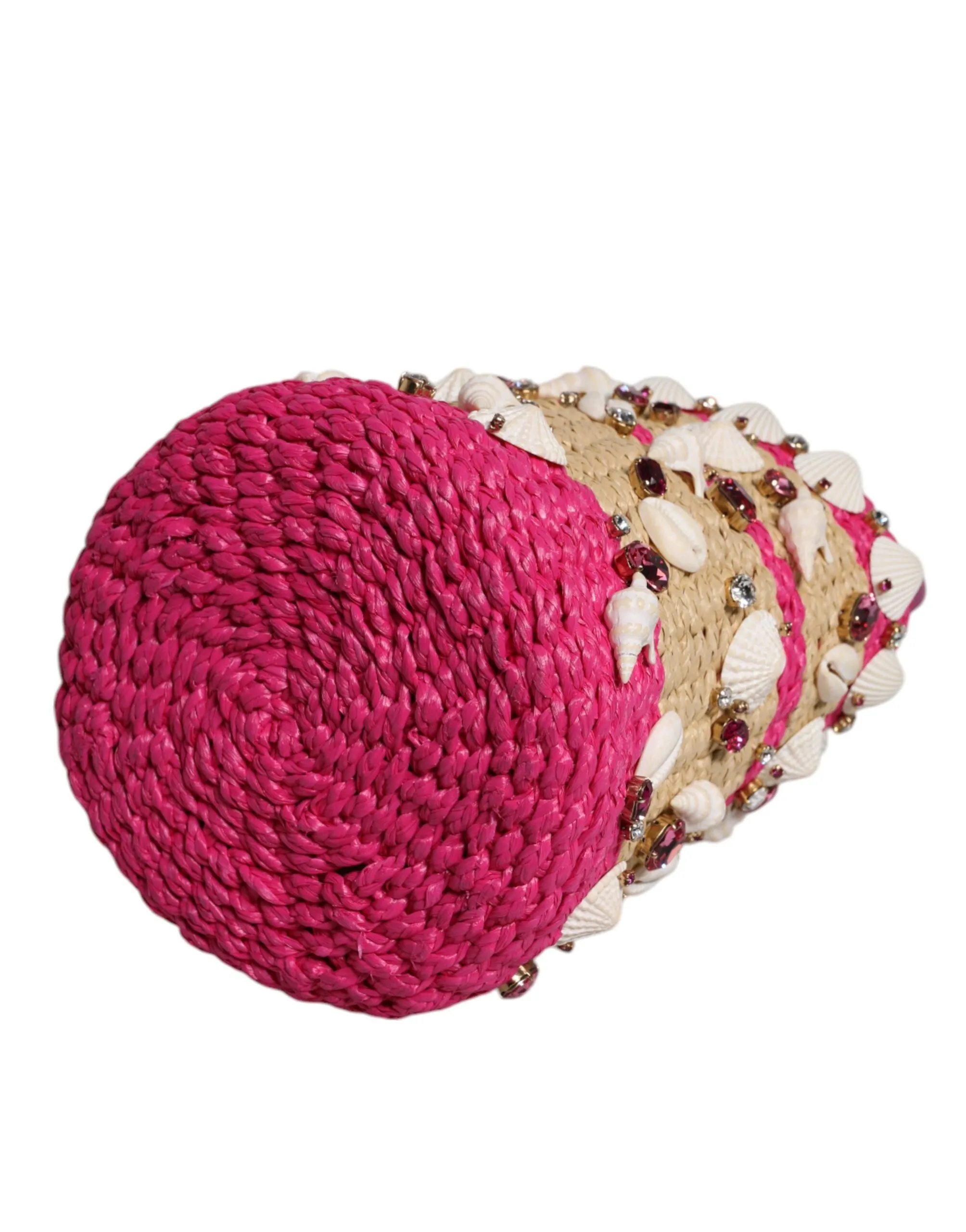 Dolce & Gabbana multi Bucket Raffia Seashells Crystals HandWomen's Women's Bag