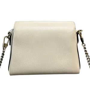 Dollar Interlocking Small Crossbody Calfskin Off White GHW anti-theft crossbody bags sale