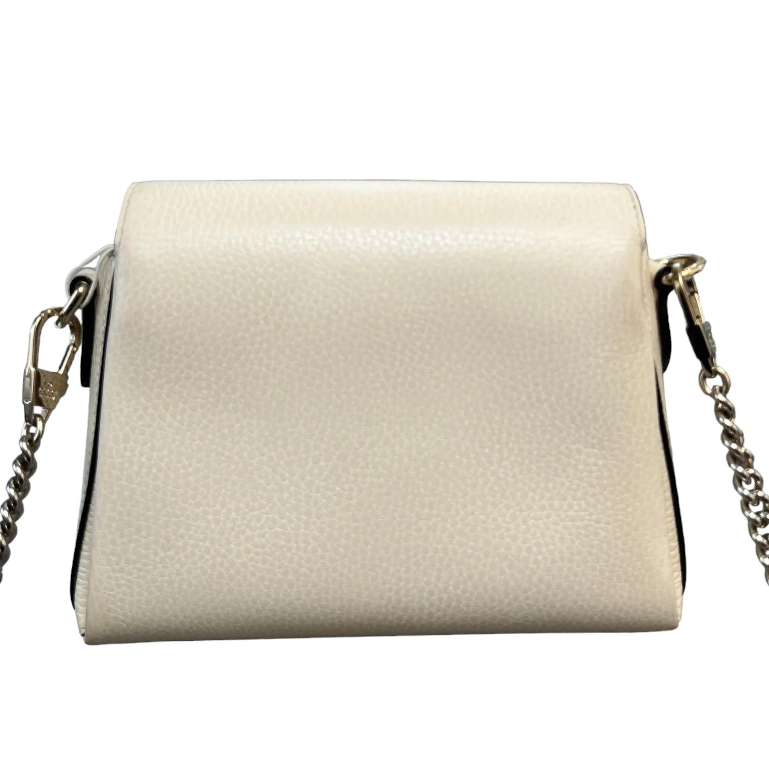 Dollar Interlocking Small Crossbody Calfskin Off White GHW anti-theft crossbody bags sale