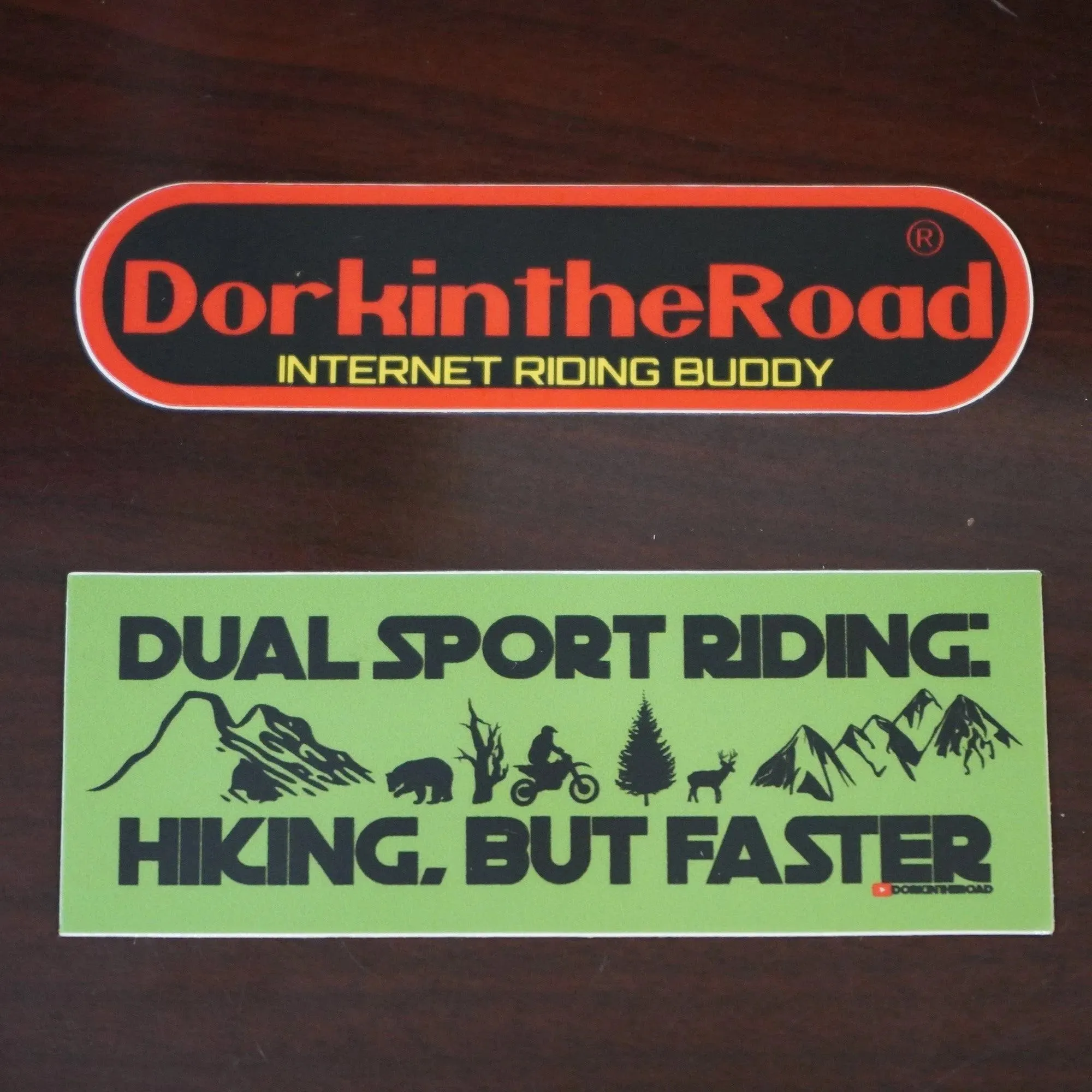 Dork in the Road 2 Sticker Combo Pack camp tool kit sale lightweight camp multi tool compact camp repair kit