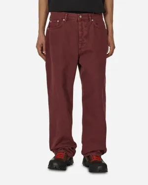 Double Big Ol' Washed Canvas Jeans Wine Men's sweatshirt