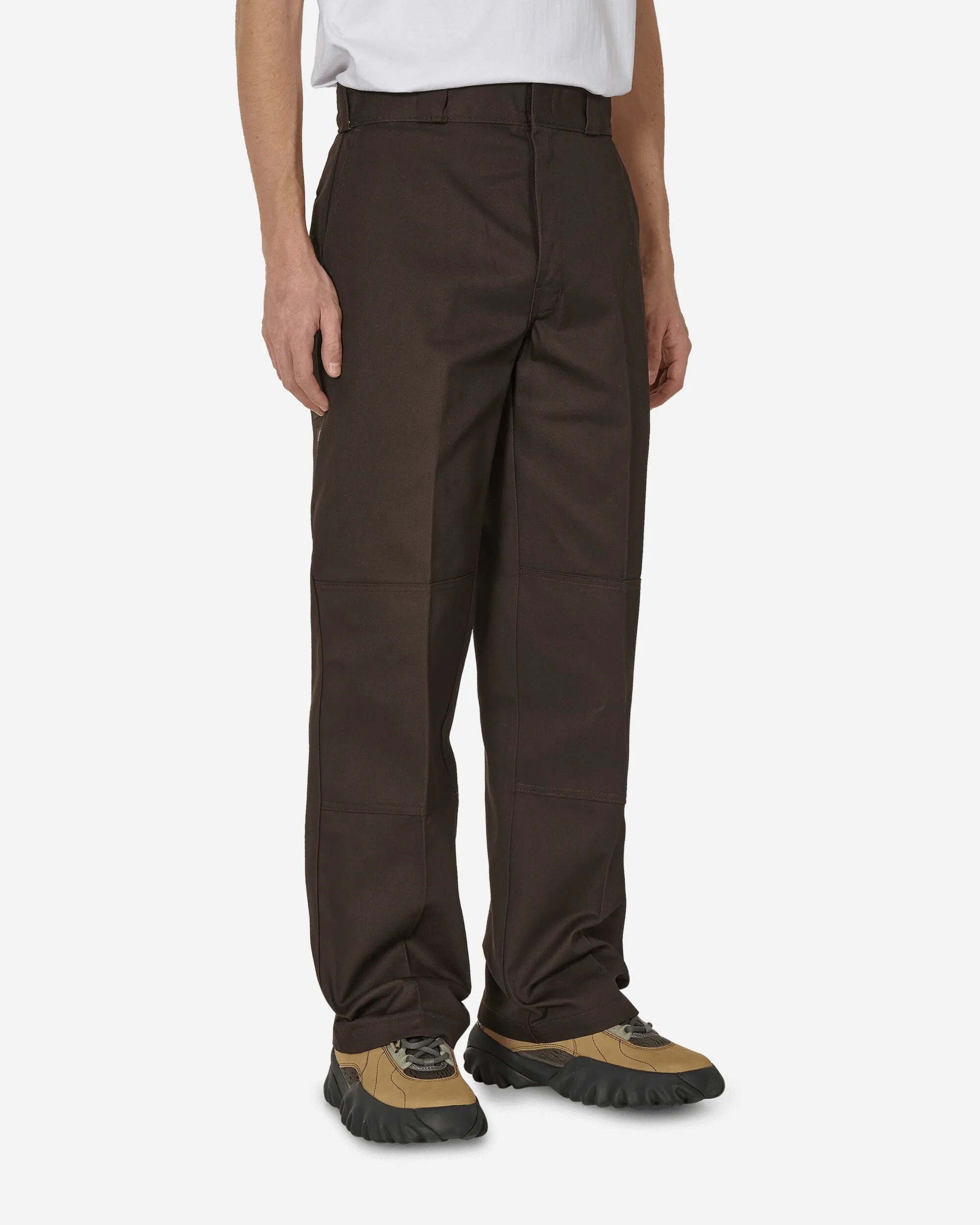 Double Knee Work Pants Dark Brown Men's sweatshirt