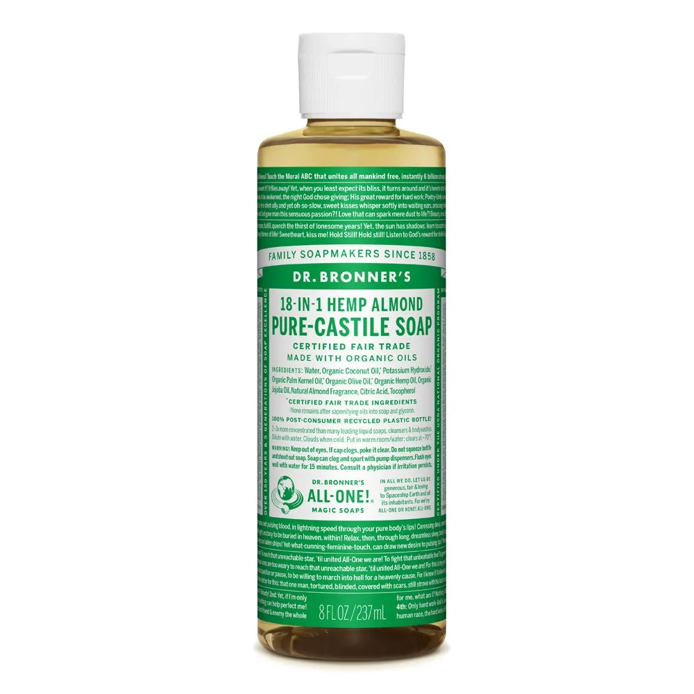 Dr. Bronner Almond Pure Castile Soap