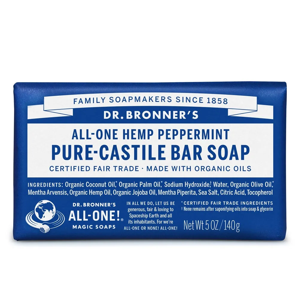 Dr. Bronner Peppermint Pure Castile Soap