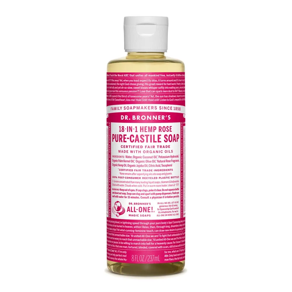 Dr. Bronner Rose Pure Castile Soap