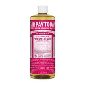 Dr. Bronner Rose Pure Castile Soap 