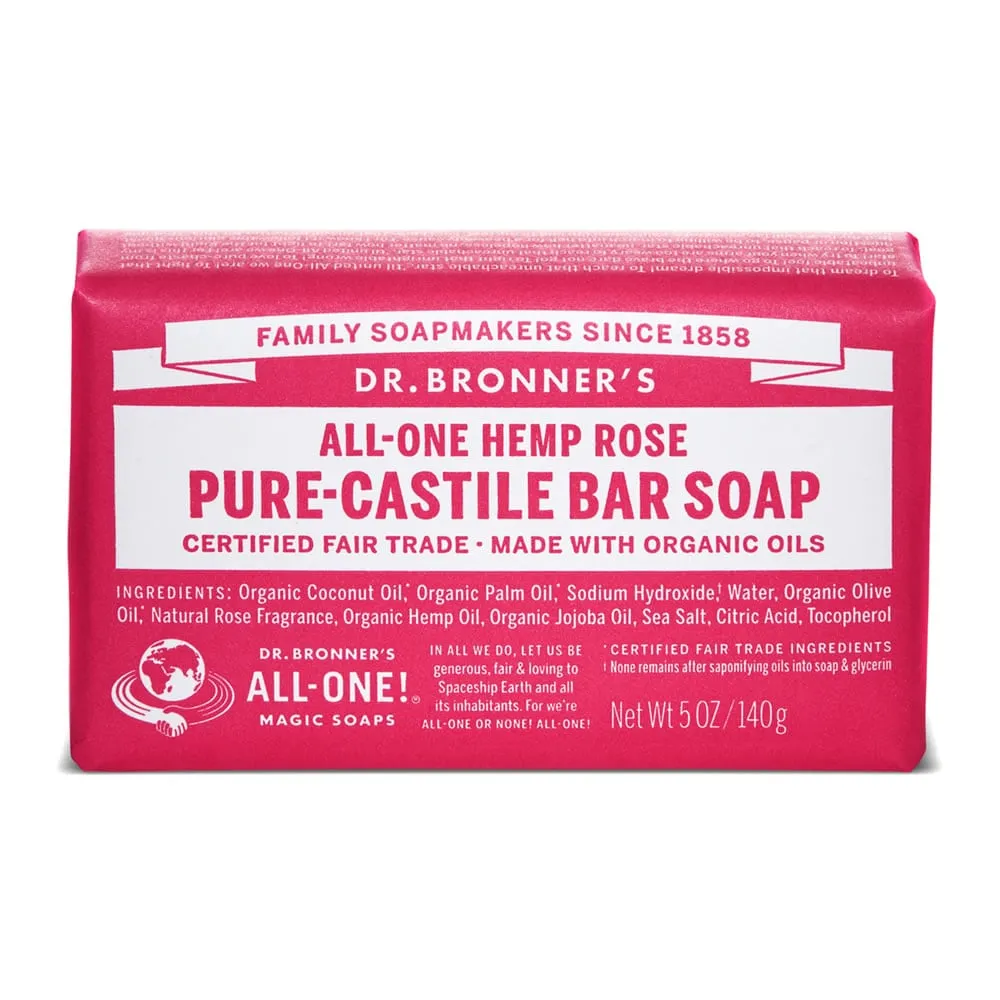 Dr. Bronner Rose Pure Castile Soap