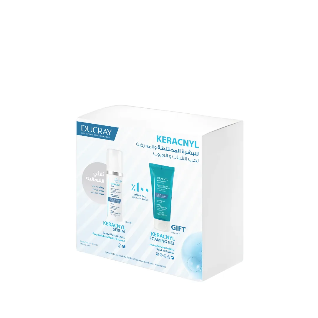 Ducray Keracnyl Serum   Free Gel Set