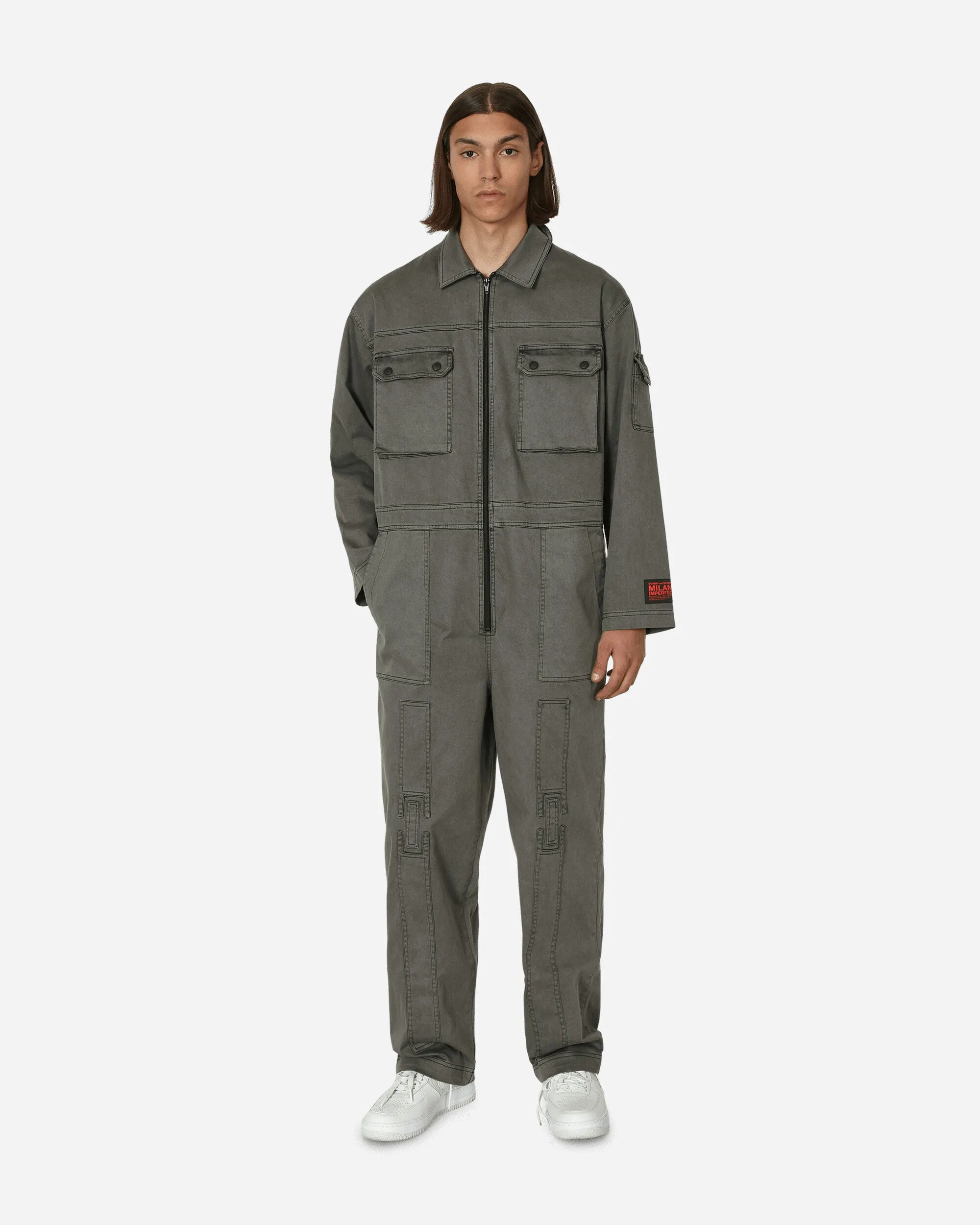 DUMBO Milano Imperfecta Jumpsuit Dark Grey Men's sweatshirt