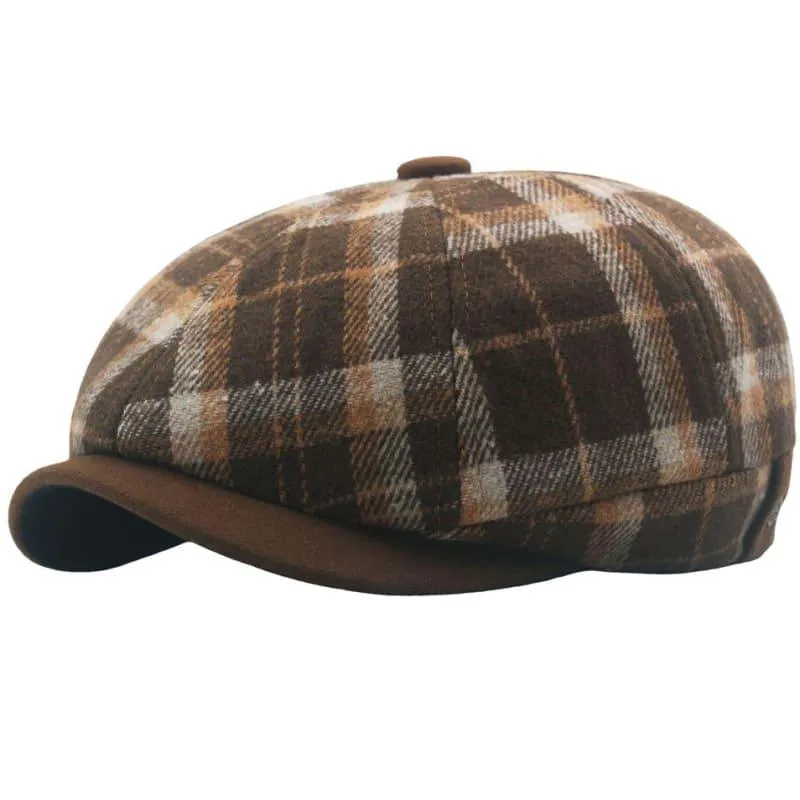 Dupont Tartan Newsboy Cap