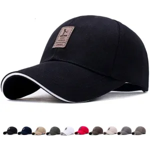 Ediko Cotton Baseball Cap stylish boater hat with ribbon on model