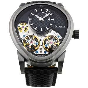 Egard Men's Watch - Quantus Carbon Beast Automatic Black Strap | WCH-5065-I0H203 