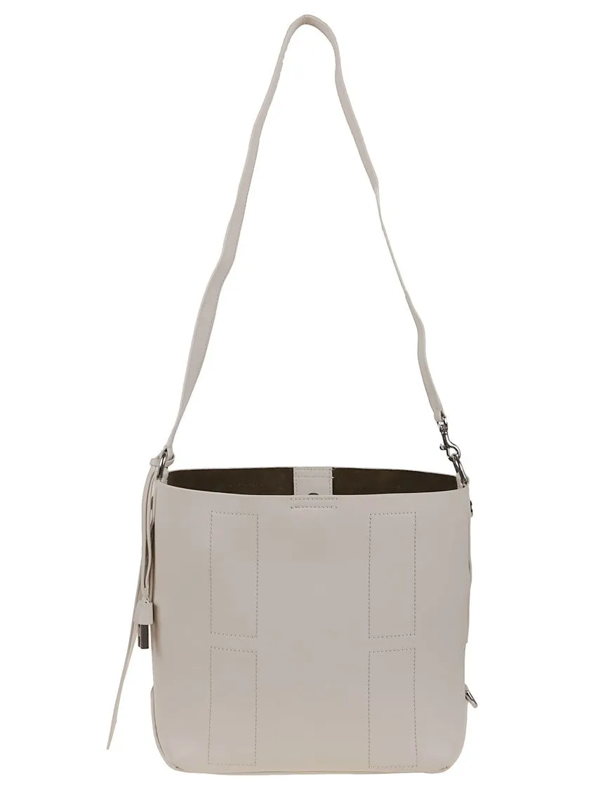 Elegant Bucket Bag With Removable Pouch