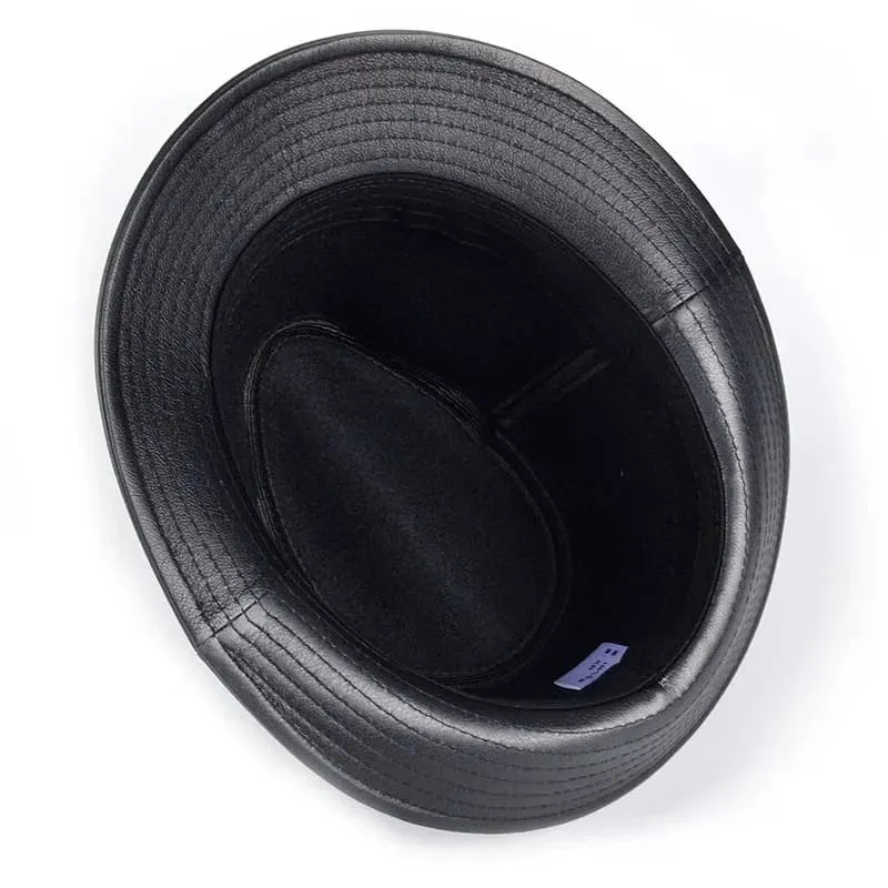Ellington Genuine Leather Trilby Hat