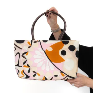 Emilio Pucci Printed Tote Bag handbags sale 80% off