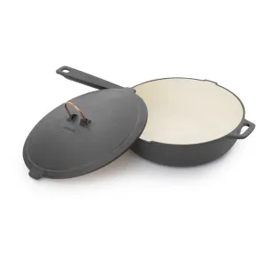 Enamel Lined Skillet camp cooking set sale portable camping stove camping coffee maker