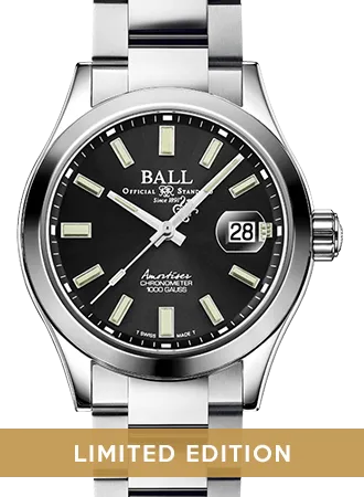 Engineer Master II Endurance 1917 40mm Black - Ltd 1000pcs Ref. NM3000C-S2C-BK 