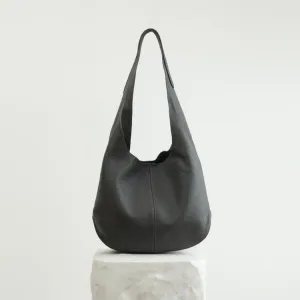 Essentials Genuine Leather Slouch Hobo Bag, Must-have Fashion Designer Bucket Tote Bag bucket bags for sale