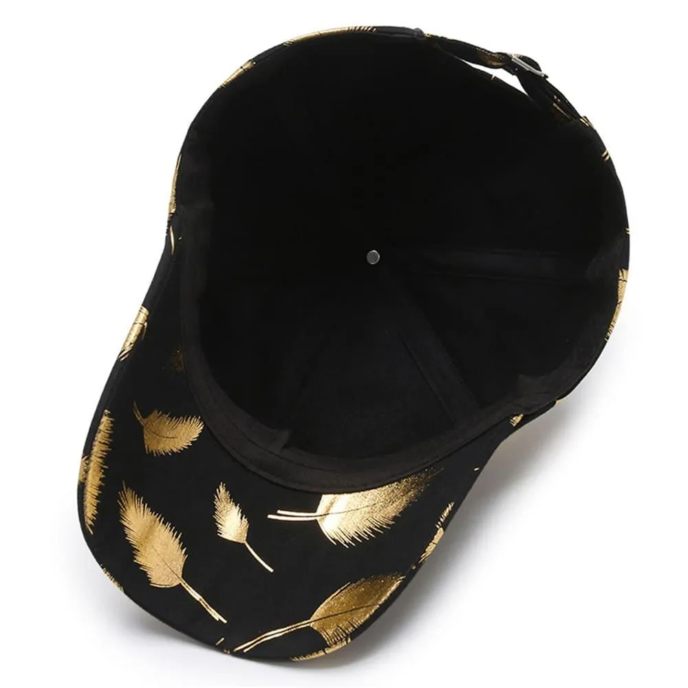 Falcon Gold Feather Baseball Cap