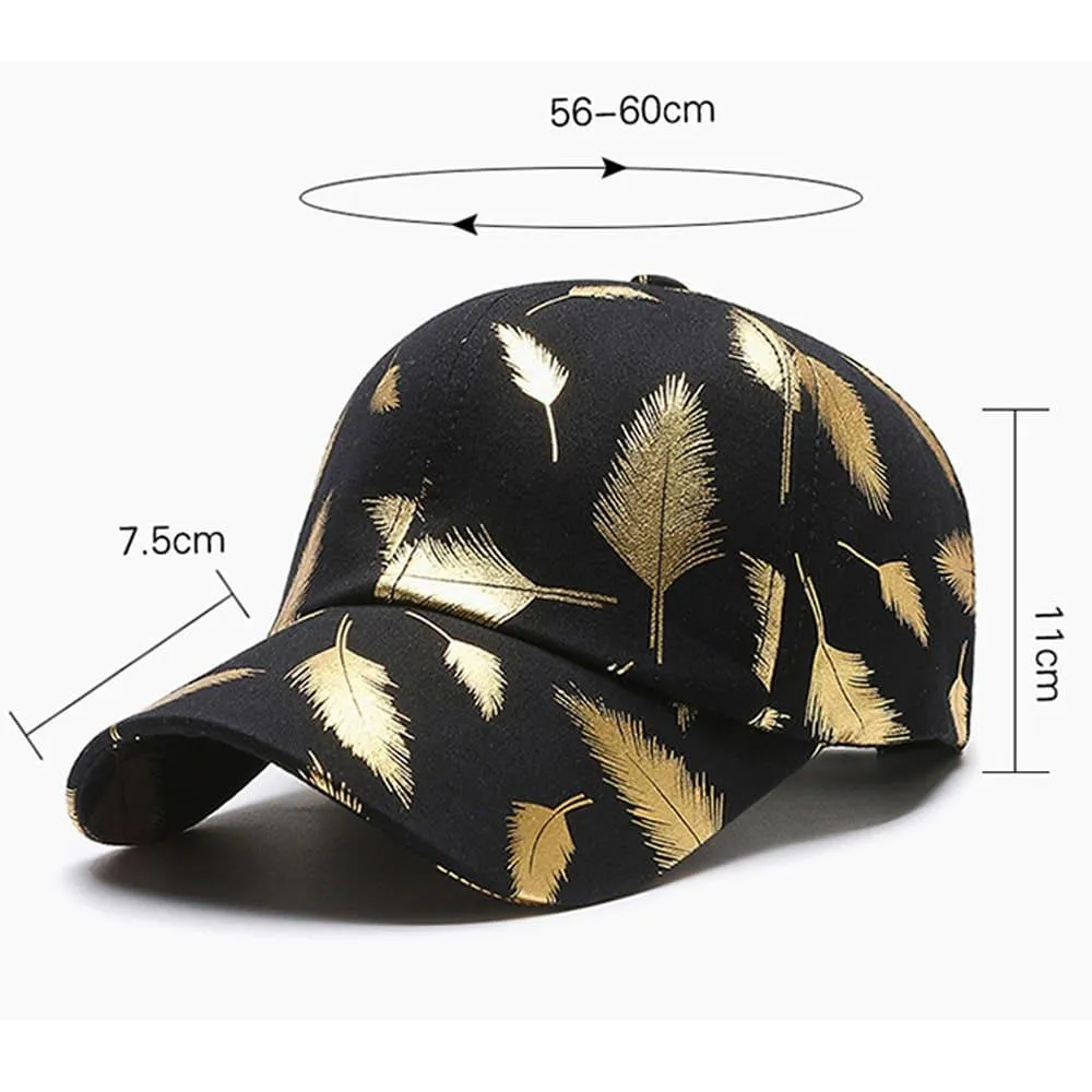 Falcon Gold Feather Baseball Cap
