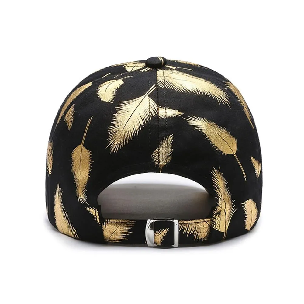 Falcon Gold Feather Baseball Cap