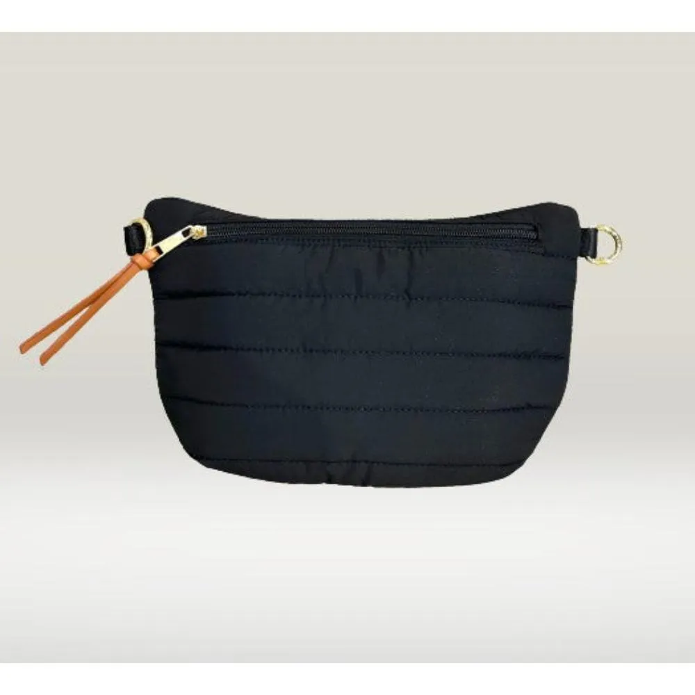 FASHNZFAB Addison Quilted Nylon Waist/ Sling Bag
