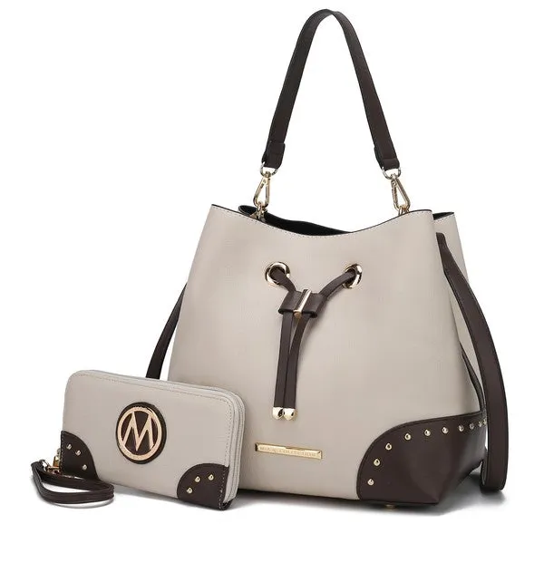 FASHNZFAB Candice Bucket With Matching Wallet