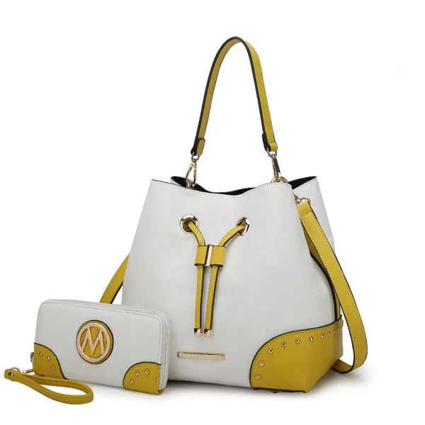FASHNZFAB Candice Bucket With Matching Wallet