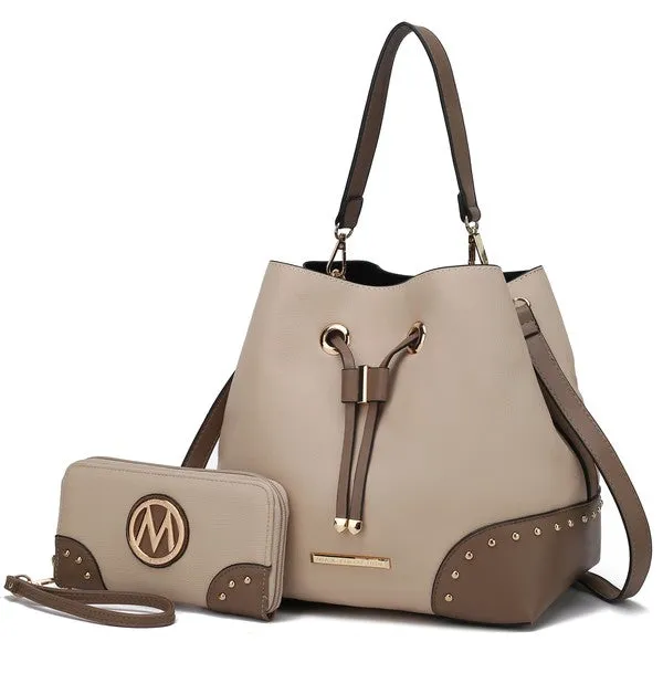 FASHNZFAB Candice Bucket With Matching Wallet