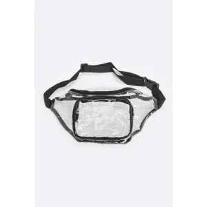 FASHNZFAB Cleared Pvc Fanny Pack Set belt bags on sale